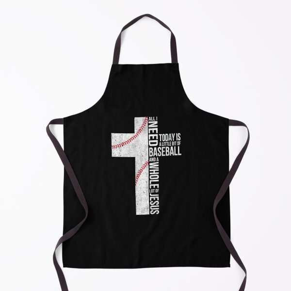 Item preview, All I Need Today Is A Little Bit Of Baseball And A Whole Lot Of Jesus designed and sold by KellenCowleyArt.