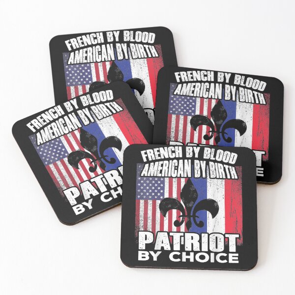 Item preview, French By Blood American By Birth Patriot By Choice  designed and sold by manidala.