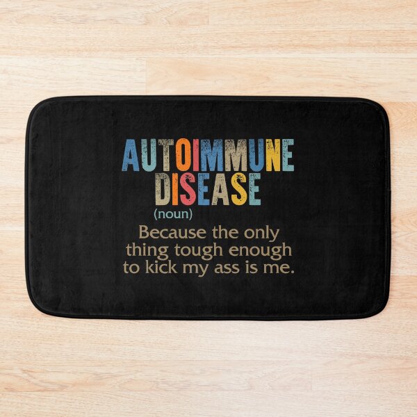 Item preview, Autoimmune Disease, Awareness Shirt For Women, Vintage Definition, because the only thing tough enough to kick my ass is me, Funny Warrior Gift, designed and sold by Sifoustore.