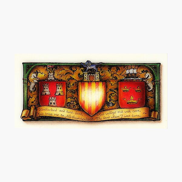 Arms of Northumberland Photographic Print