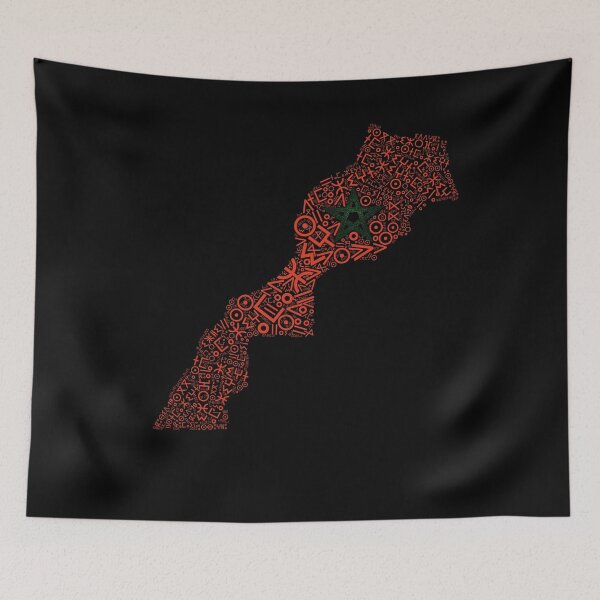 Artikelvorschau, 2021 Imazighen Marokko Weltflagge Amazigh Alphabet Tifinagh entworfen und verkauft von greatatlas.