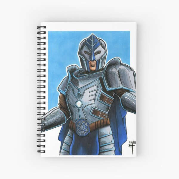 Armour Design by Brent Florica Spiral Notebook