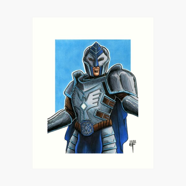 Armour Design by Brent Florica Art Print