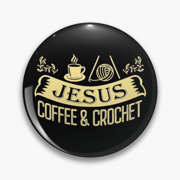 Item preview, I Love Jesus Coffee Crochet Mom Knitting Knit Yarn designed and sold by Charles Brian.