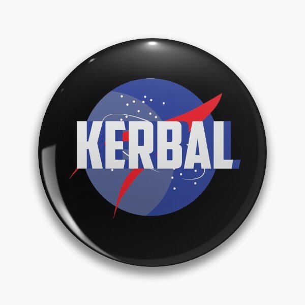 Item preview, Kerbal Space Program Logo - Minimalist gaming design - Video Game Art designed and sold by PopCultArcade.
