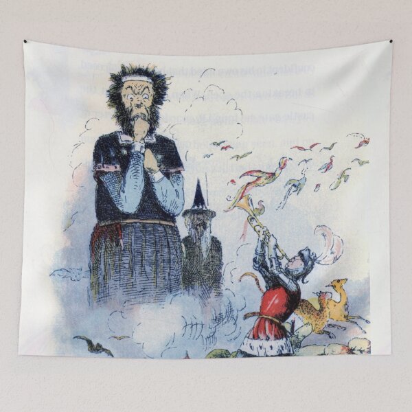 Item preview,  Jack the Giant killer vintage artwork illustration designed and sold by Vintage Designs +.