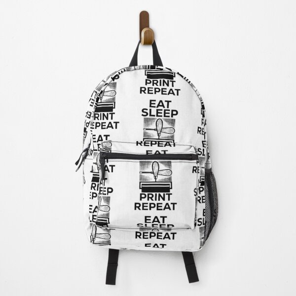 Item preview, Printmaking Quote - Eat Sleep Print Repeat designed and sold by HalpinDesign.
