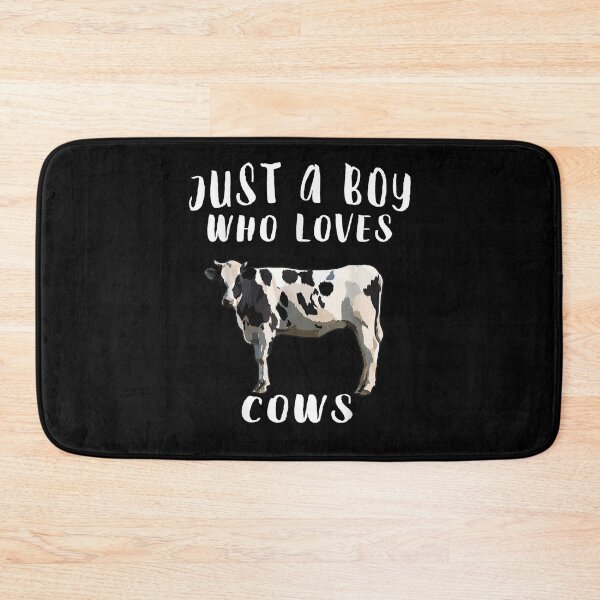 Item preview, Im Just A Boy Who Loves Black White Cow Farm Animal Lover  designed and sold by manidala.