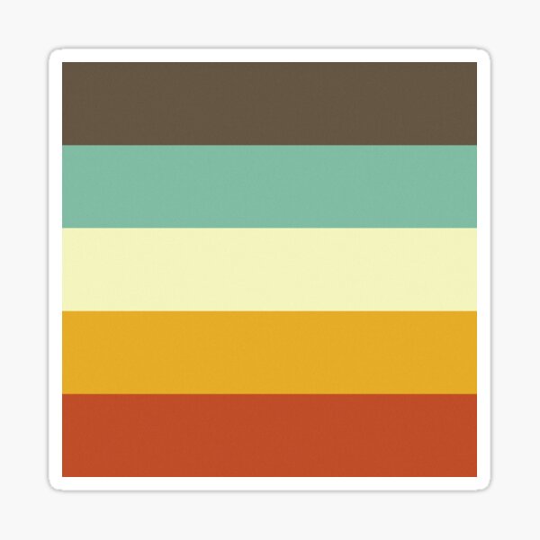 Stripes Graphic Three Sticker