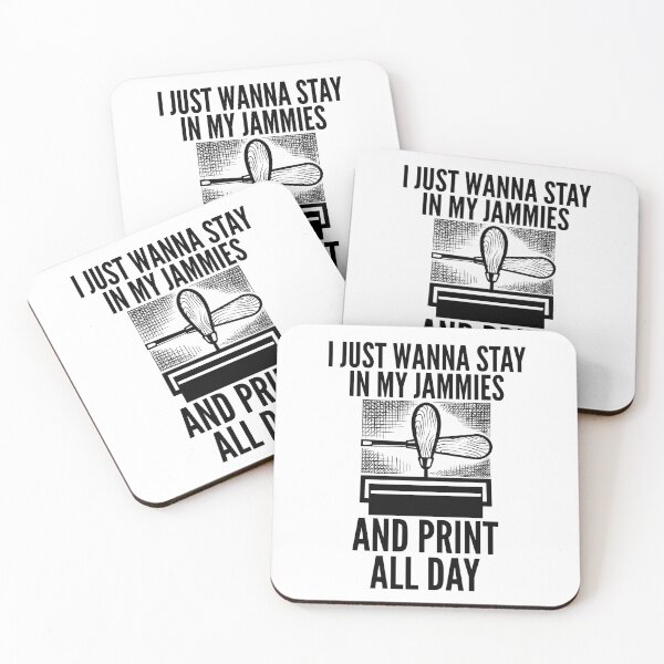 Item preview, Printmaking Quote - Print in Jammies designed and sold by HalpinDesign.