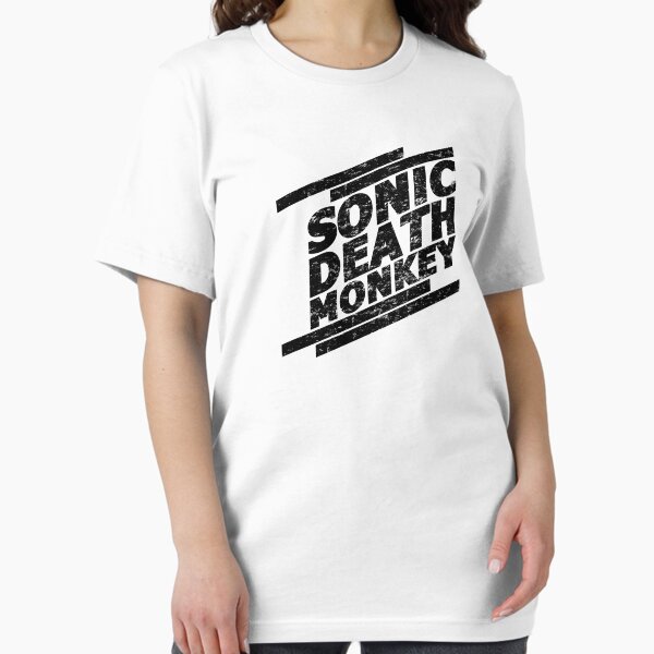Item preview, Sonic Death Monkey - High Fidelity - Distressed Black Design designed and sold by 90s-Mall.