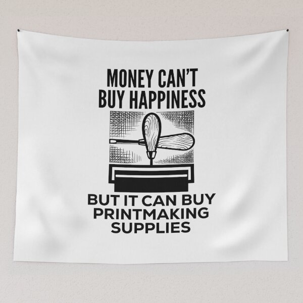 Item preview, Printmaking Quote - Money designed and sold by HalpinDesign.