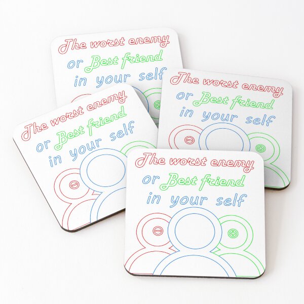 Item preview, YOU MAY FIND THE WORST ENEMY, OR BEST FRIEND IN YOURSELF designed and sold by MDesigner4u.