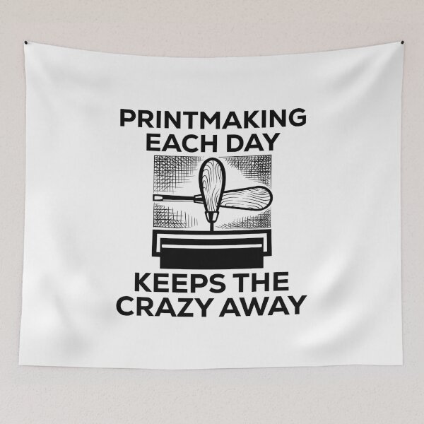 Item preview, Printmaking Quote - Crazy designed and sold by HalpinDesign.