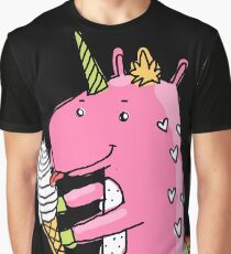 Unicorn and ice cream Graphic T-Shirt