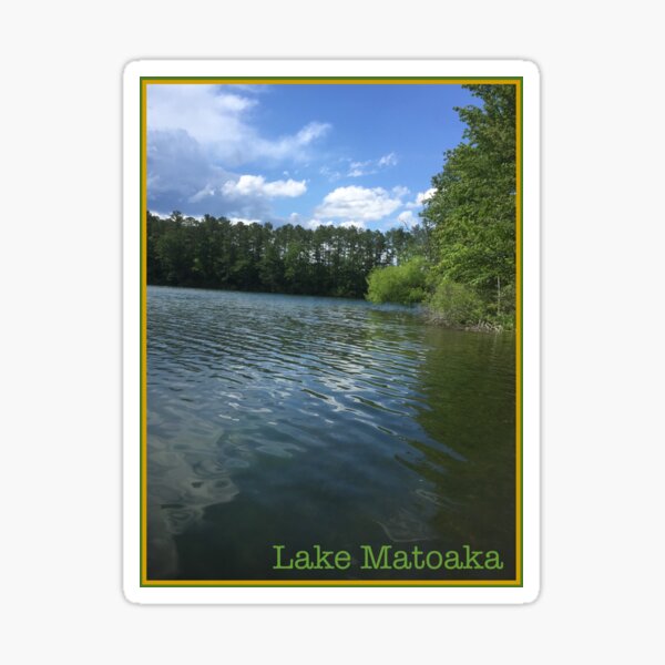 "Lake Matoaka the College of William and Mary " Sticker by IlanaArt