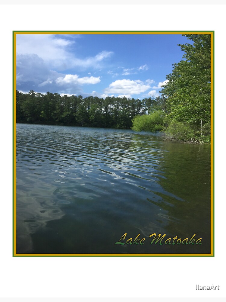 "Lake Matoaka the College of William and Mary " Sticker by IlanaArt Redbubble