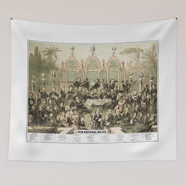 Item preview, Our National Music - 53 Musical Personalities With Portraits - Circa 1888 designed and sold by warishellstore.