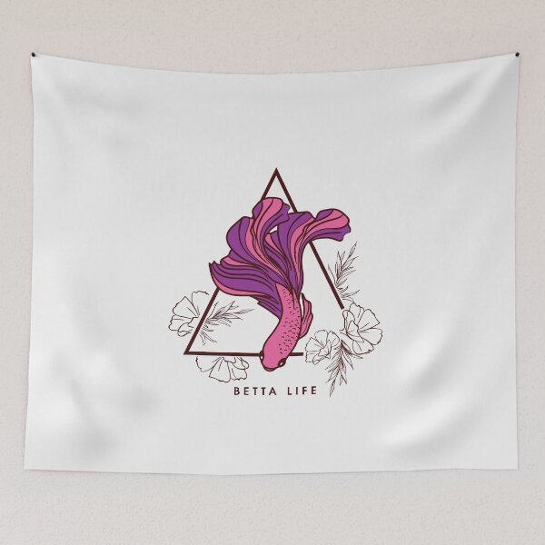 Item preview, Fighting fish Betta Life designed and sold by ElBeDesigns.