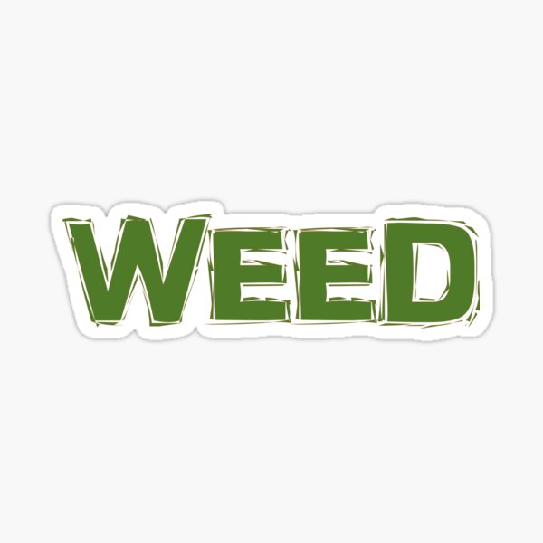 WEED Sticker