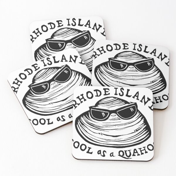 Item preview, Rhode Island is Cool as a Quahog - Meet "Quint" - original linocut print designed and sold by PixelPalmer.