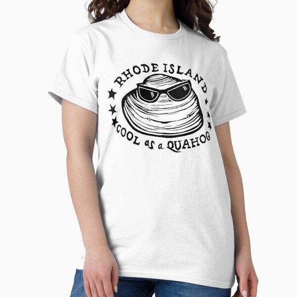 Item preview, Rhode Island is Cool as a Quahog - Meet "Quint" - original linocut print designed and sold by TaftStStudios.
