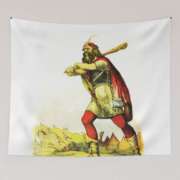 Item preview,  Jack the Giant killer vintage artwork illustration designed and sold by Vintage Designs +.