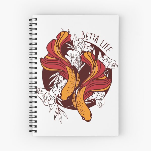 Item preview, Siamese fighting fish Betta Life designed and sold by ElBeDesigns.
