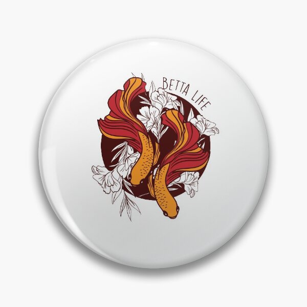 Item preview, Siamese fighting fish Betta Life designed and sold by ElBeDesigns.