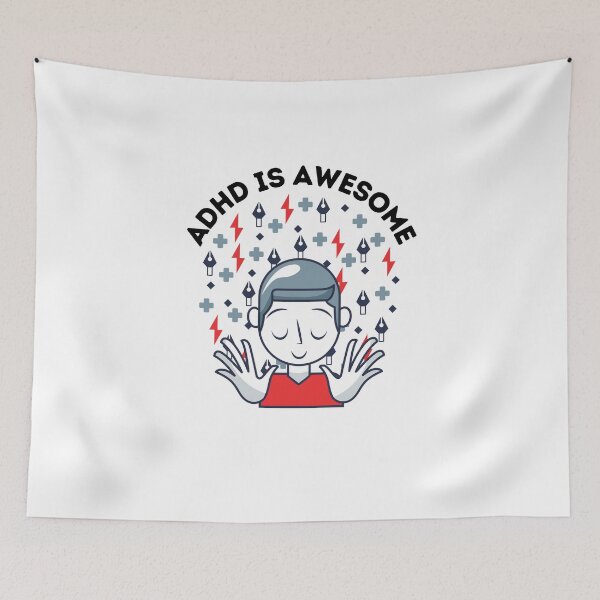 Item preview, ADHD is Awesome. designed and sold by HAMSAN'S  STORE.