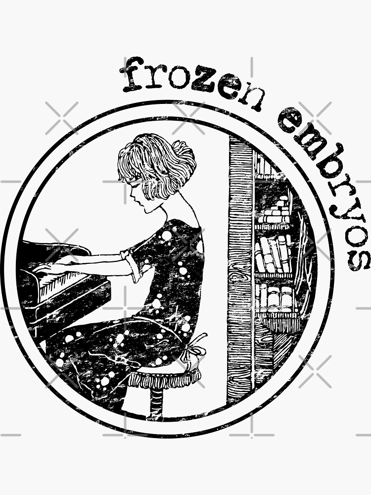 "Frozen Embryos My SoCalled Life Distressed Design" Sticker for