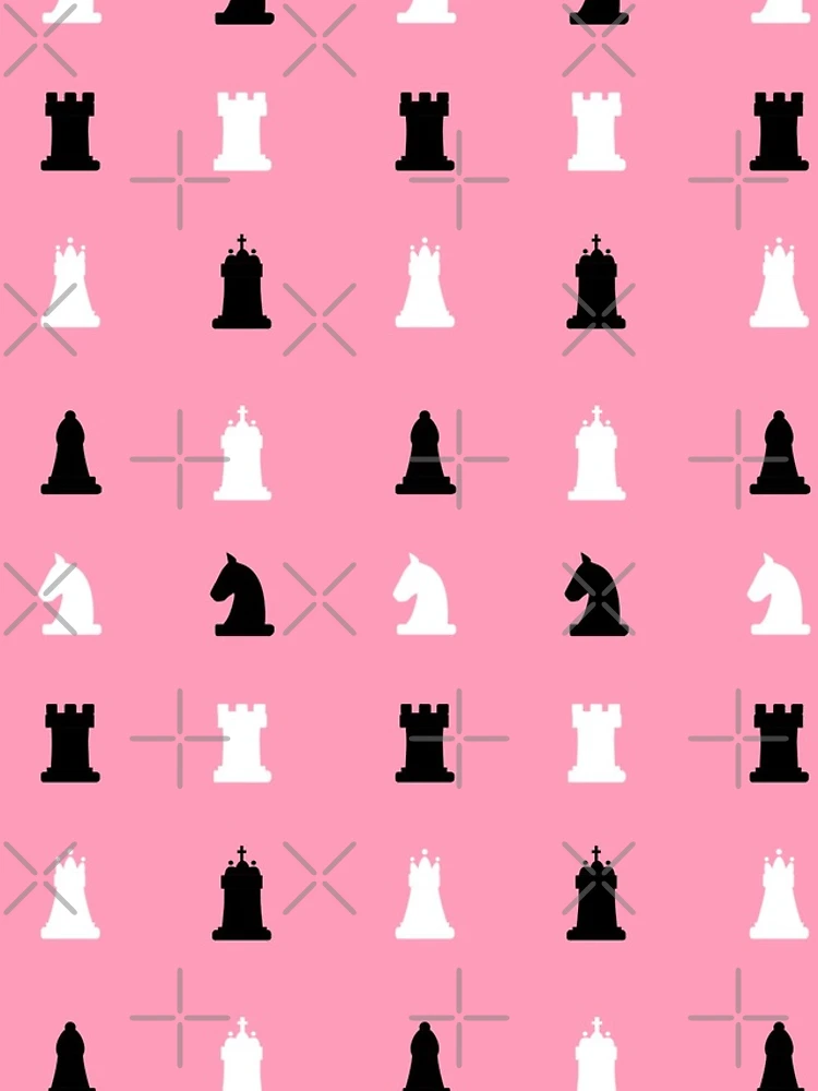 Thumbnail 4 of 4, iPhone Case, Pink Chess Pattern designed and sold by Timegraf.