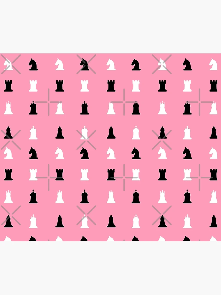 Thumbnail 3 of 3, Poster, Pink Chess Pattern designed and sold by Timegraf.