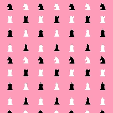 Artwork thumbnail, Pink Chess Pattern by Timegraf