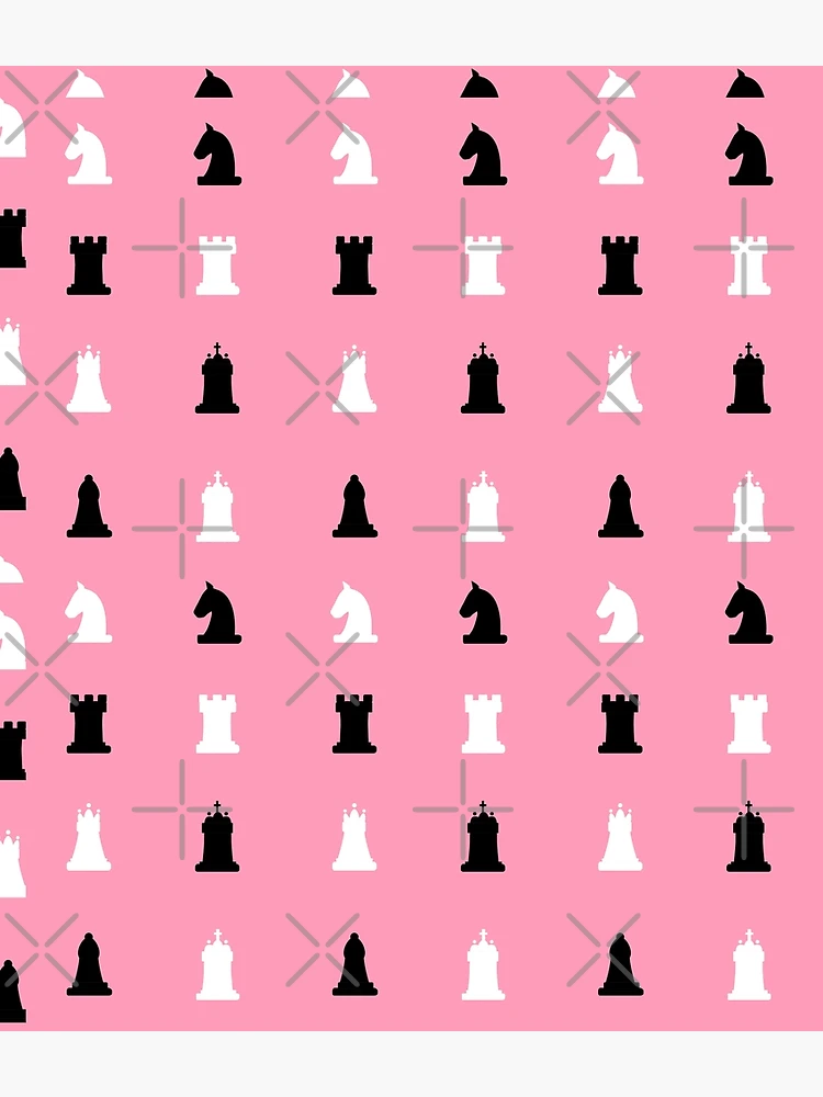 Thumbnail 3 of 3, Backpack, Pink Chess Pattern designed and sold by Timegraf.