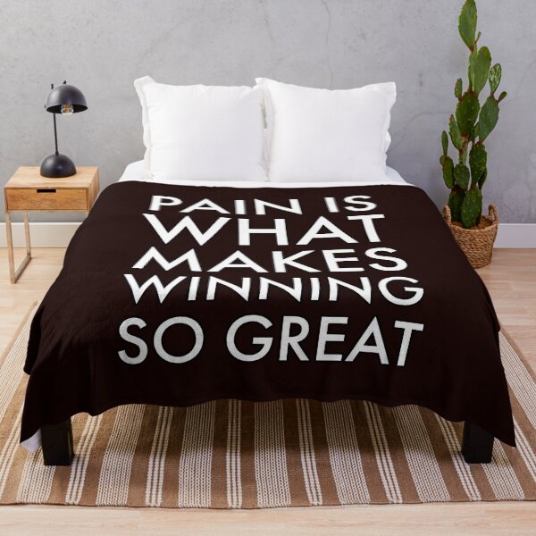 Item preview, Motivational quote. Pain is what makes winning so great. Inspirational. designed and sold by efenem.