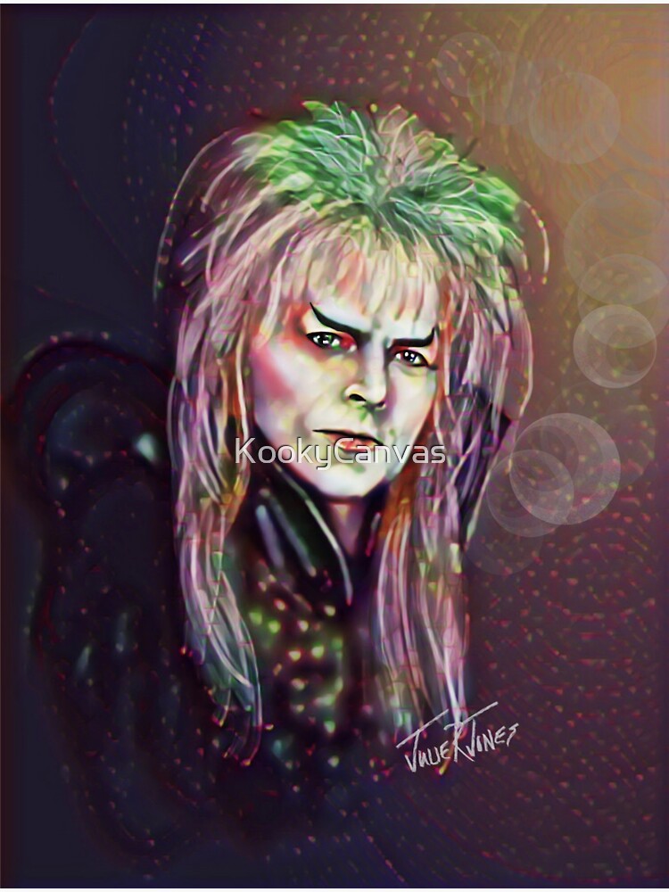 Thumbnail 3 of 3, Sticker, Jareth, The Goblin King - Labyrinth fan art designed and sold by KookyCanvas.