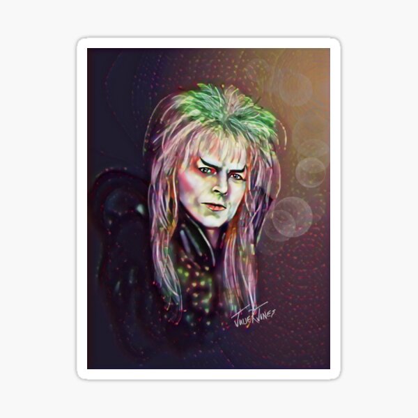 Jareth, The Goblin King - Labyrinth fan art Sticker