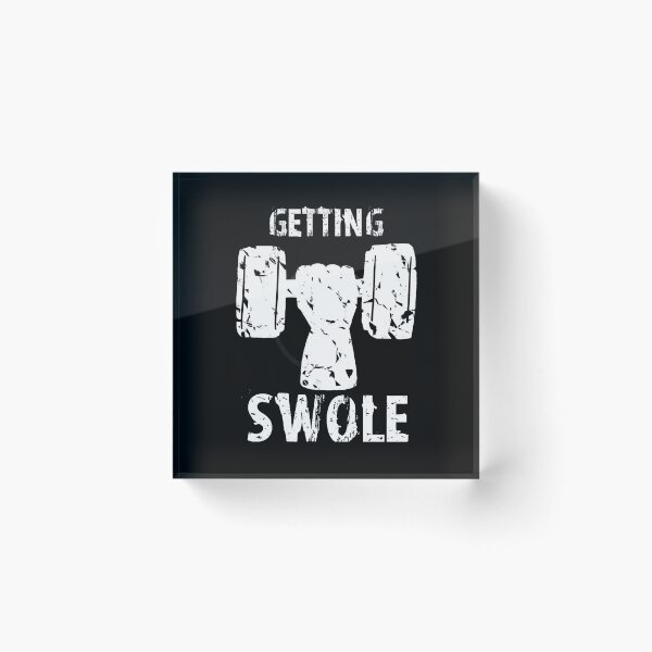 Item preview, Getting Swole Fitness Gym Motivation Design designed and sold by MakersKeystone.