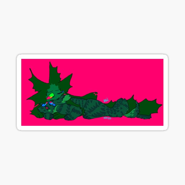 Gay Cat Love feat Cinderheart and Hollyleaf Sticker