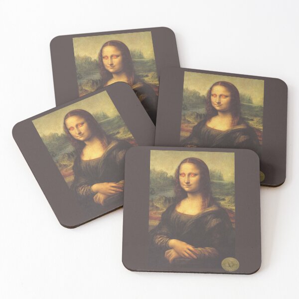 Item preview, Crypto Mona Lisa NFT Laser Eyes for 100K Bitcoin designed and sold by ravishdesigns.