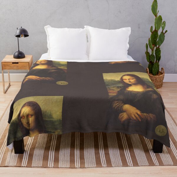 Item preview, Crypto Mona Lisa NFT Laser Eyes for 100K Bitcoin designed and sold by ravishdesigns.