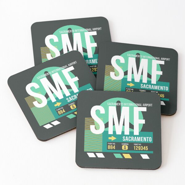 Item preview, Sacramento (SMF) Airport Code Baggage Tag designed and sold by SLAG-Creative.