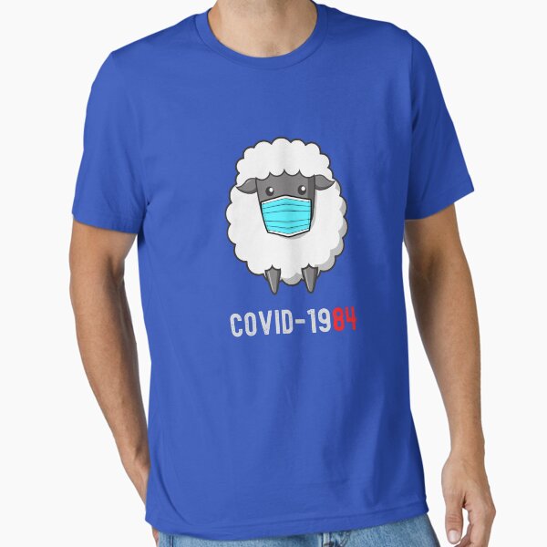 Item preview, Covid 1984 Masked Sheep designed and sold by PlantDemia.