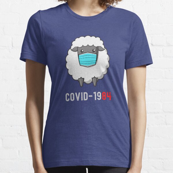 Covid 1984 Masked Sheep Essential T-Shirt