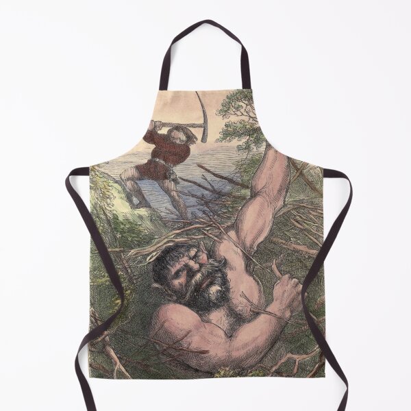 Item preview, Jack the Giant killer vintage artwork illustration designed and sold by Vintage Designs +.