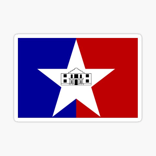 SAN ANTONIO City Flag Sticker