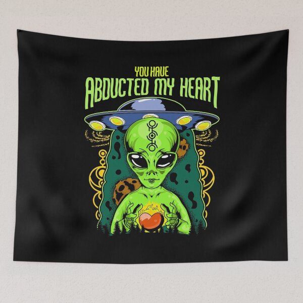 Item preview, Alien UFO You Have Abducted My Heart Abduction Pun designed and sold by perfectpresents.
