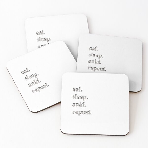 Item preview, Eat. Sleep. Anki. Repeat. designed and sold by The Curious Med Student.