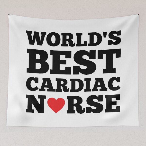 Item preview, World's Best Cardiac Nurse designed and sold by kickwear-com.